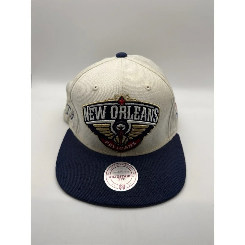 New Orleans Pelicans Hat Mitchell & Ness SnapBack OSFA